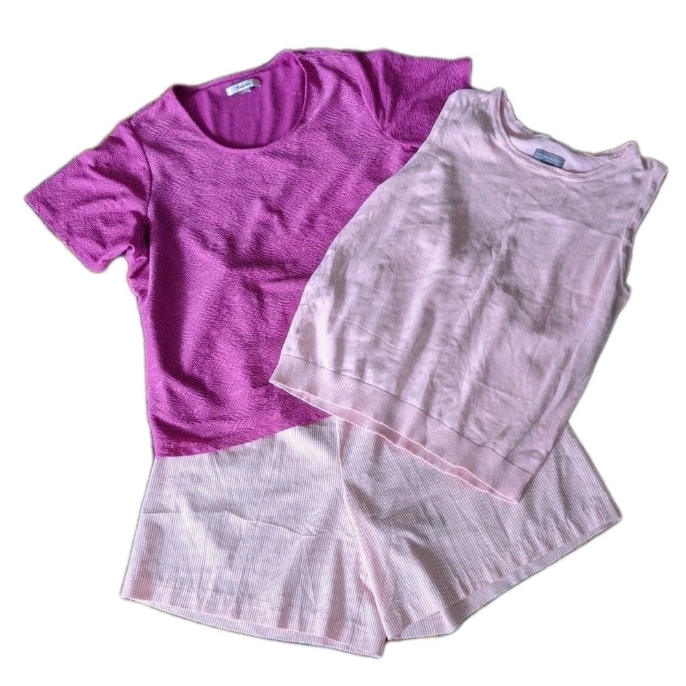 One Lot of Three Summer Pink‎ Garments, All Size XL